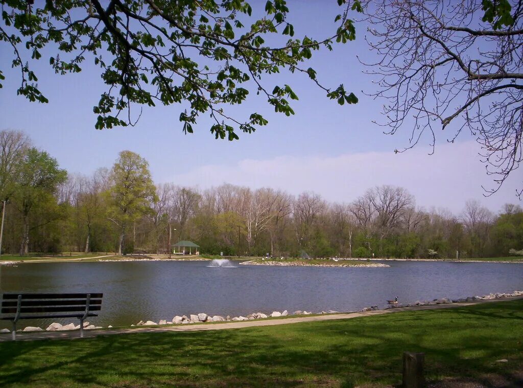 Озеро парк фото Фото: North Lake Park, парк культуры и отдыха, Соединённые Штаты Америки, штат О