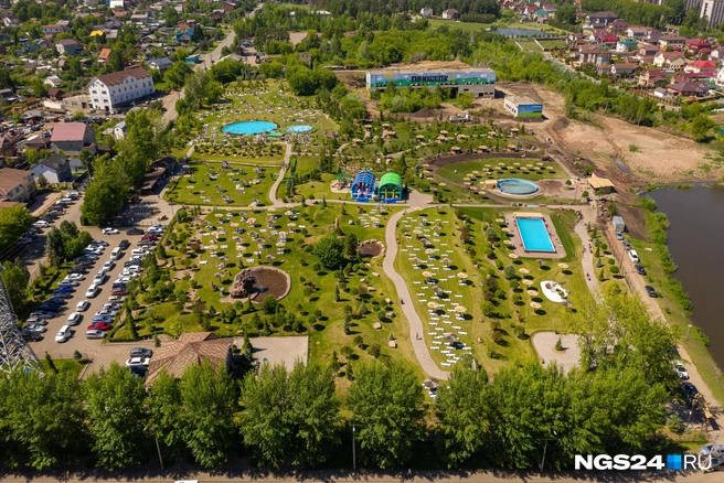 Озеро парк красноярск фото Как работает парк "Прищепка" в красноярской Ветлужанке - 11 июня 2022 - НГС24.ру