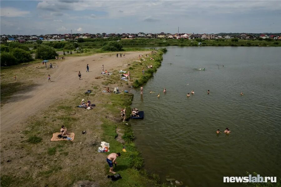 Озеро парк октябрьский красноярск фото Благоустройство озера в районе Мясокомбината оценили в 9 млн рублей / Новости об