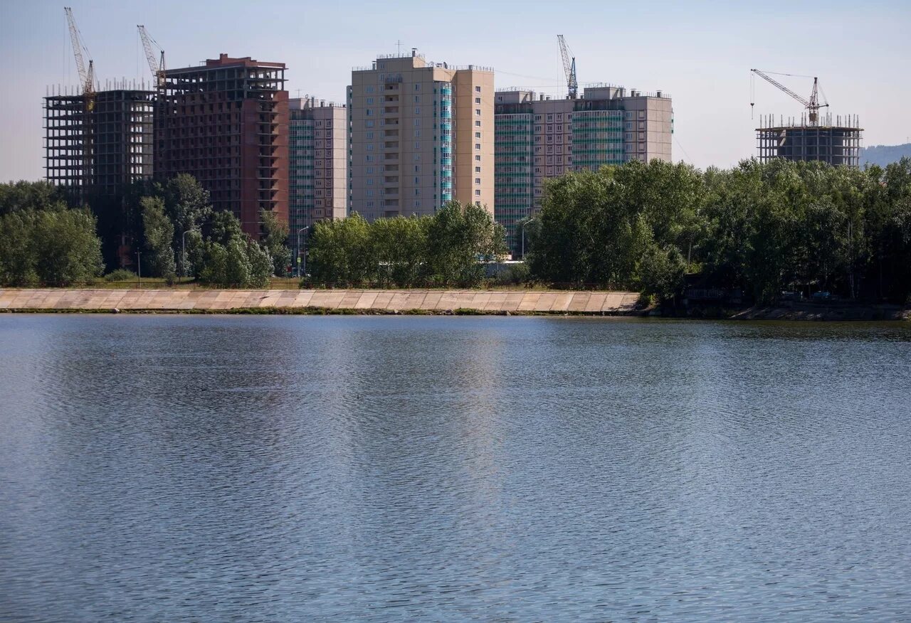 Озеро парк октябрьский красноярск фото Озерная красноярска