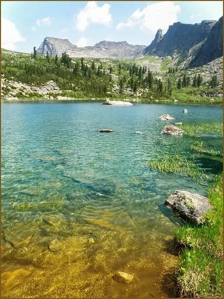 Озеро радужное ергаки фото The Rainbow Lake in Ergaki. One of the best and most accessible. This glacial la