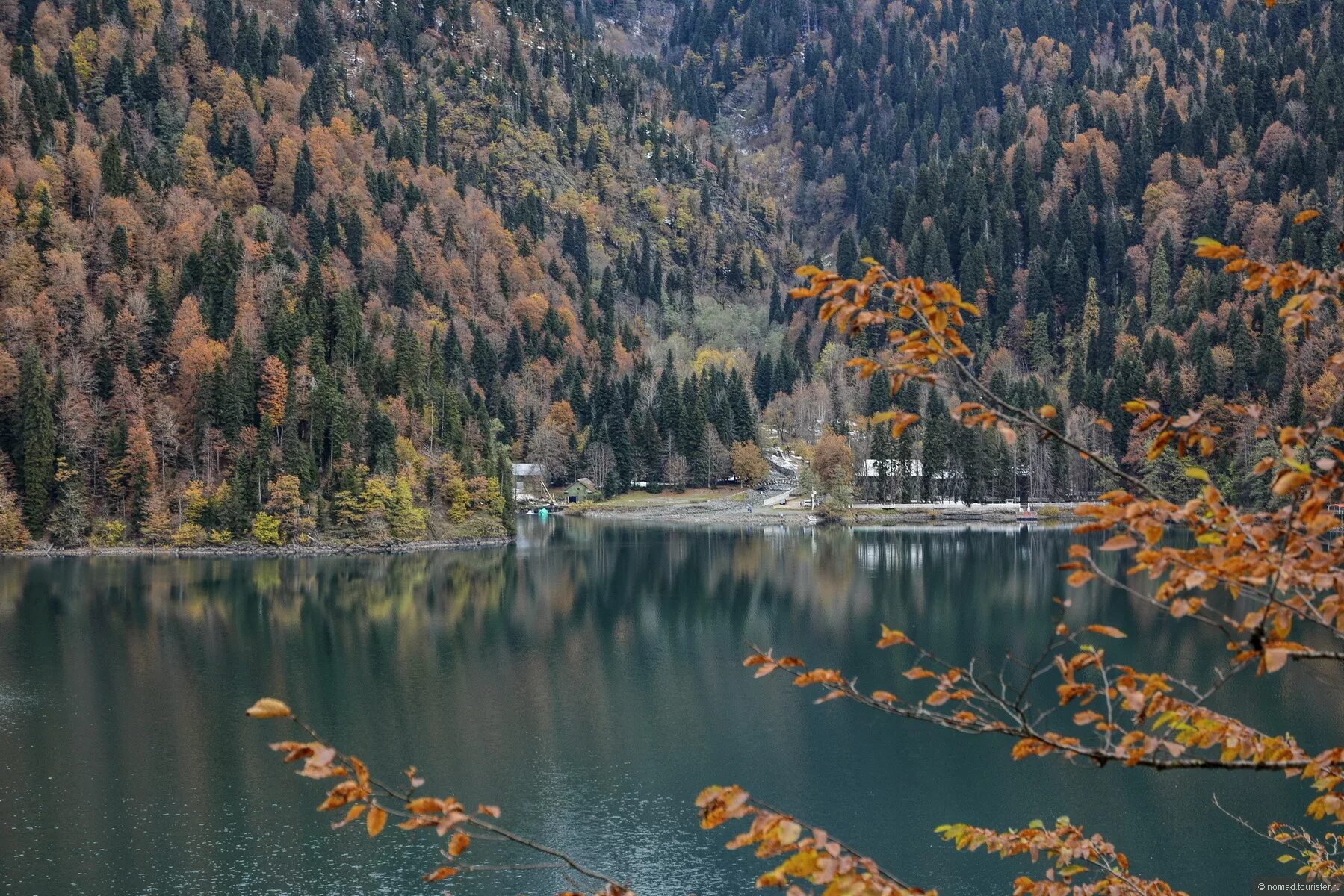 Озеро рица в ноябре фото Озеро Рица, Абхазия. Фото, отели рядом, дача Сталина, экскурсии, где находится, 