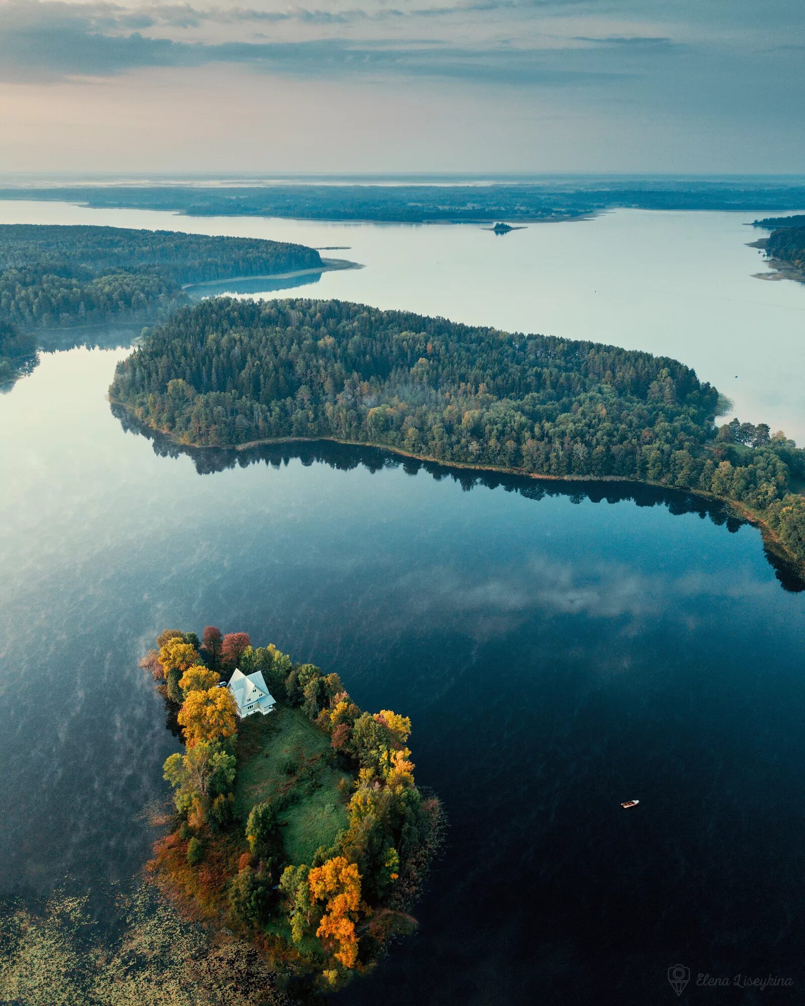 Озеро селигер фото лето Autumn on lake - Steemit