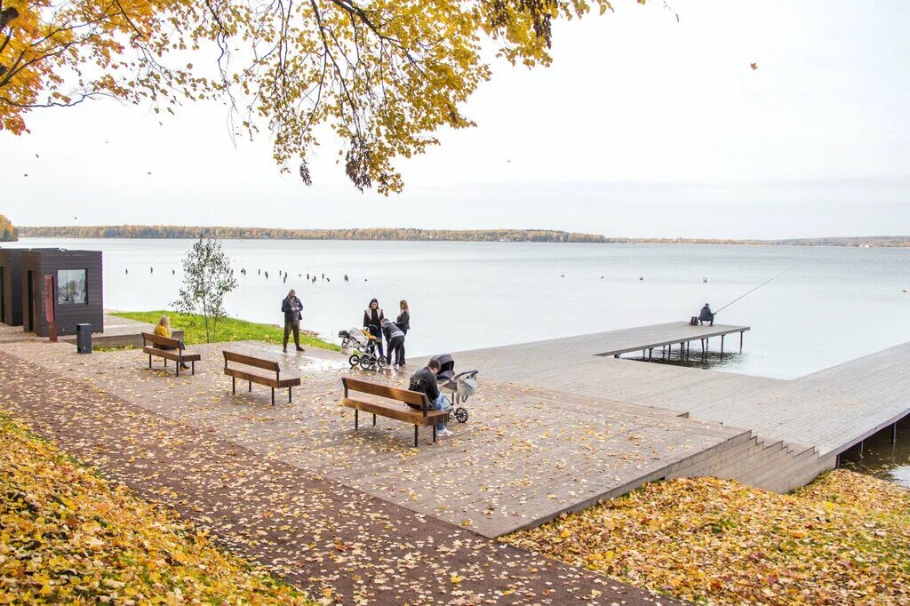 Озеро сенеж фото Jetty, jetty, Moscow Region, Solnechnogorsk Urban District, Senezh Lake - Yandex