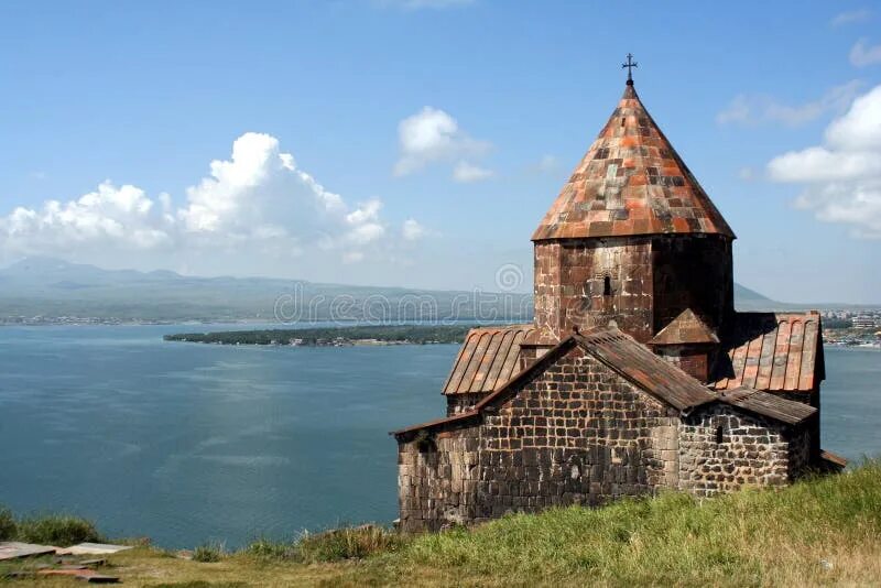 Озеро севан в армении фото достопримечательности Medieval Church on Sevan Lake Stock Photo - Image of monument, nature: 26168092