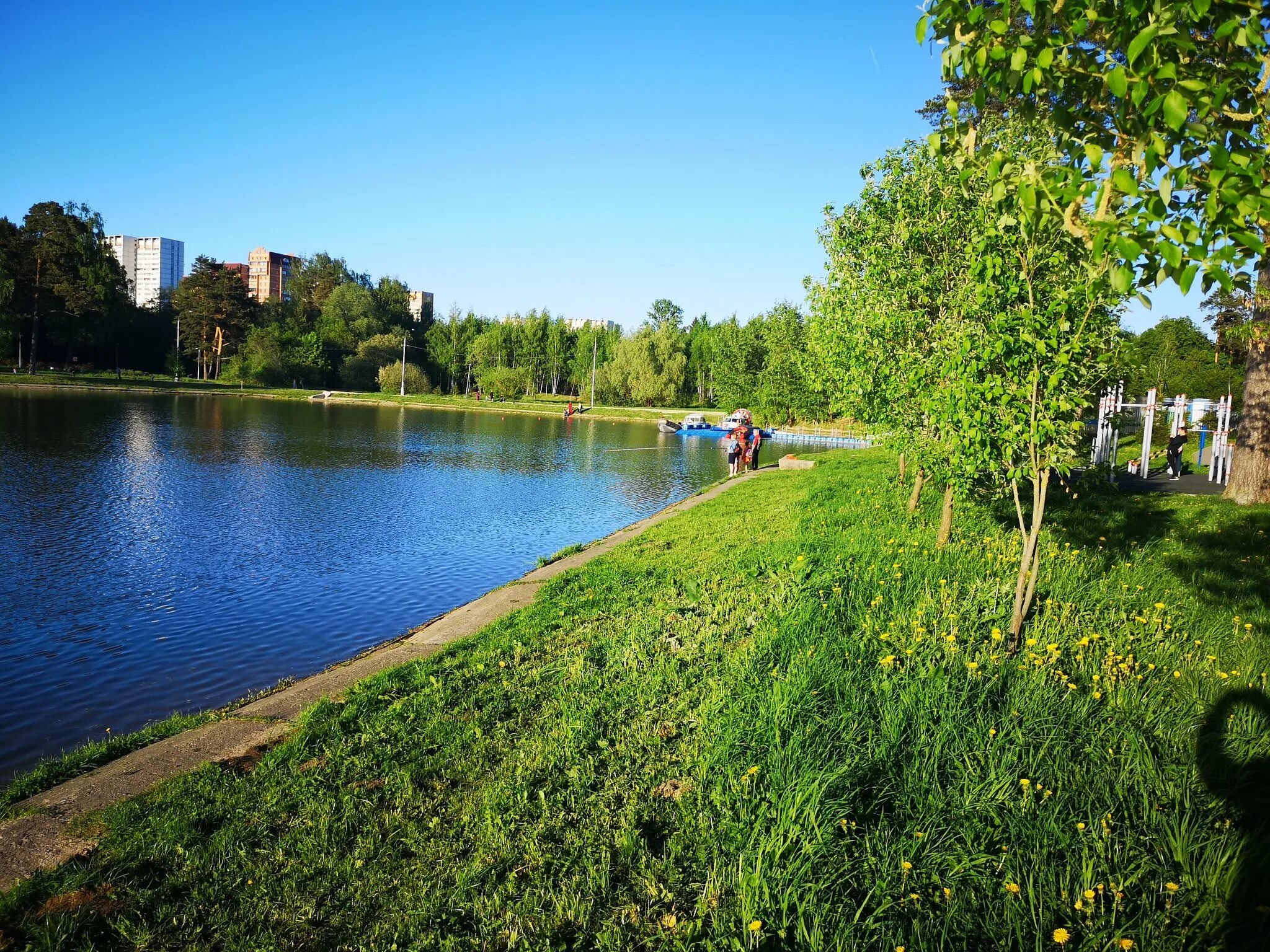 Озеро школе фото Пляж в зеленограде