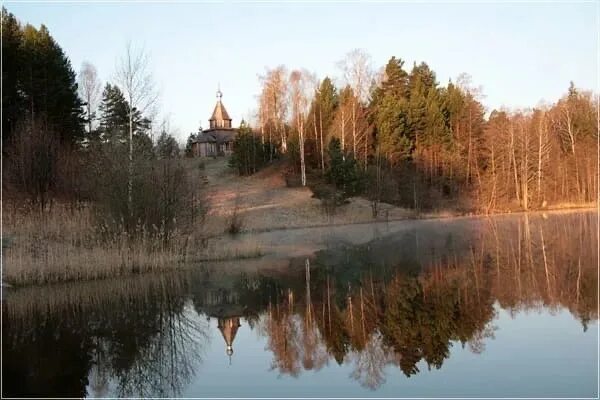Озеро светлояр осенью фото Озеро светлояр зимой - Фото