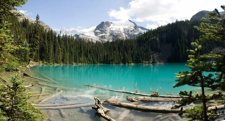 Озеро в горах фото Second lake,Canada, Basteln