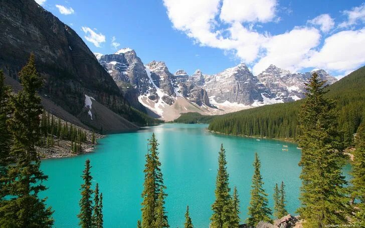 Озеро в горах фото The Beauty Of Lake Landscape wallpaper, Beautiful lakes, Lake