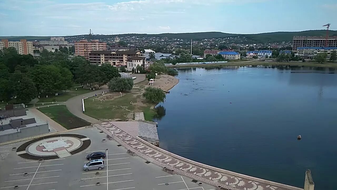 Озеро в горячем ключе фото Вид на озеро ЖК Лебединое озеро - YouTube