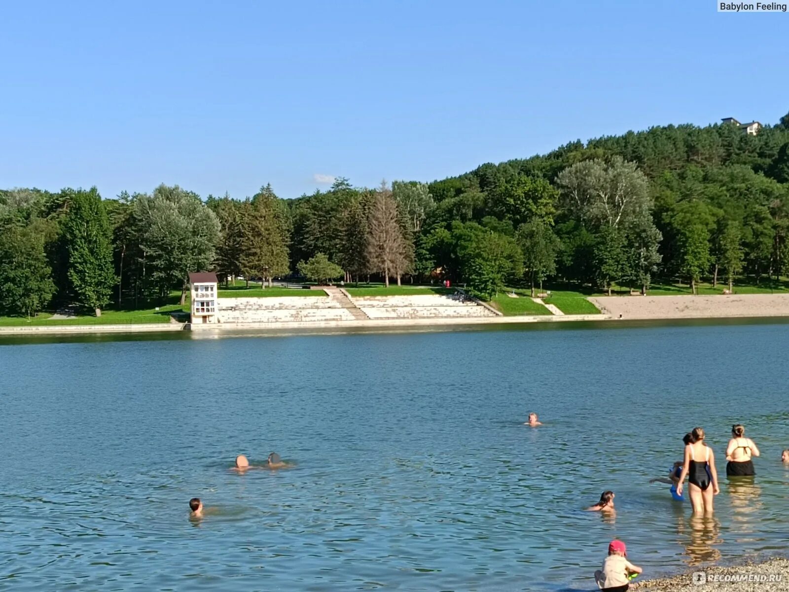Озеро в кисловодске фото Пляж, Старое Озеро, Кисловодск - "Где искупаться в Кисловодске? Старое озеро отк