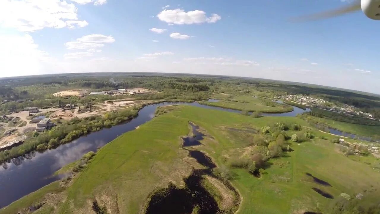 Озеро вережун фото Dji phantom весна,май,поле,небо,солнце - YouTube