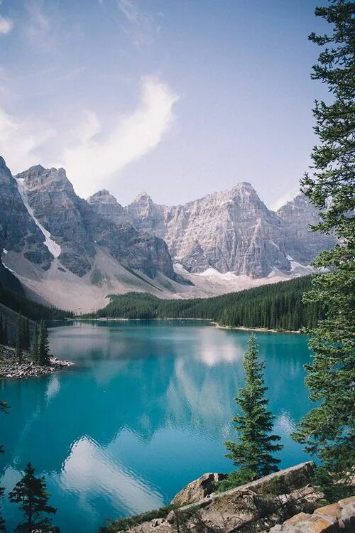 Озеро вертикальное фото #moraine lake #canada #vertical #banff national park Landscape photos, National 
