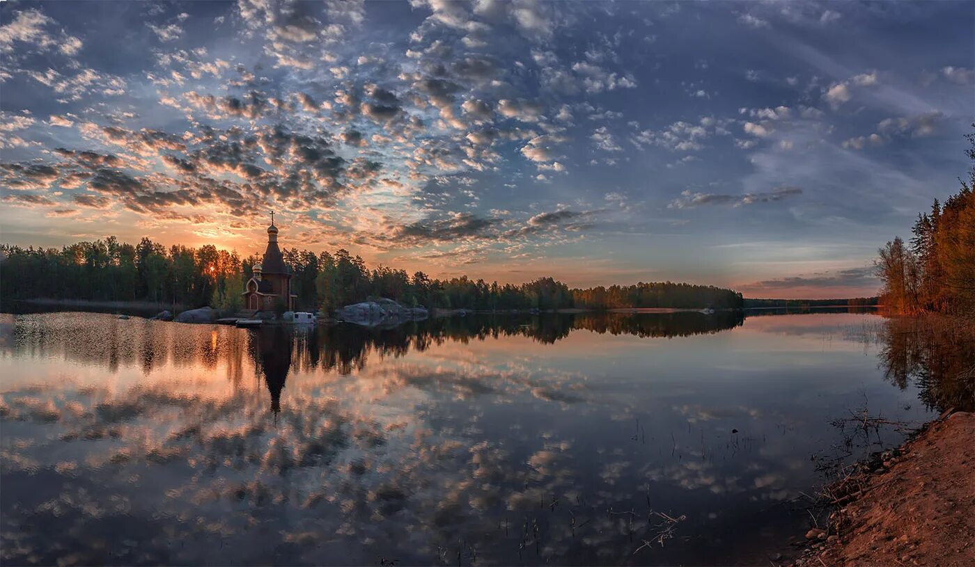 Озеро вуокса фото Рассвет на озере... / Автор: Oleg Danilhenko