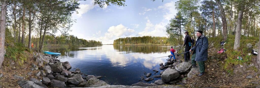 Озеро вуокса рыбалка ленинградская область фото Рыбалка на Вуоксе (Vuoksa lake fishing) 360 Panorama 360Cities
