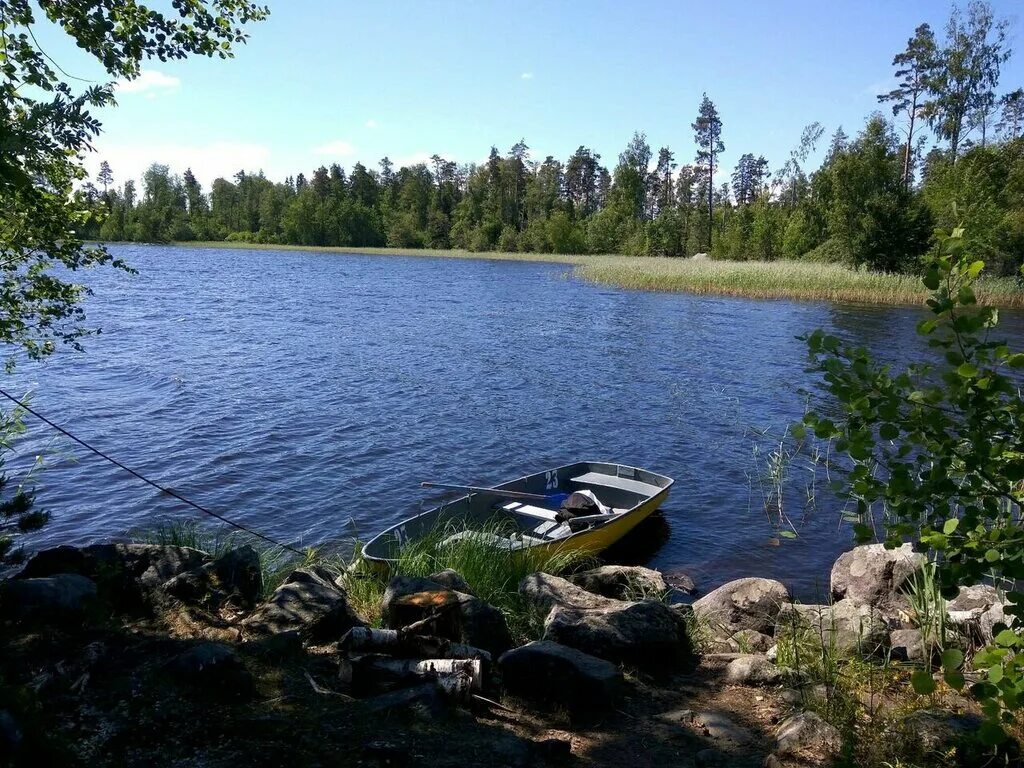 Озеро вуокса рыбалка ленинградская область фото Лодочная станция Загородный клуб Яркое, водная база, лодочная станция, Береговая