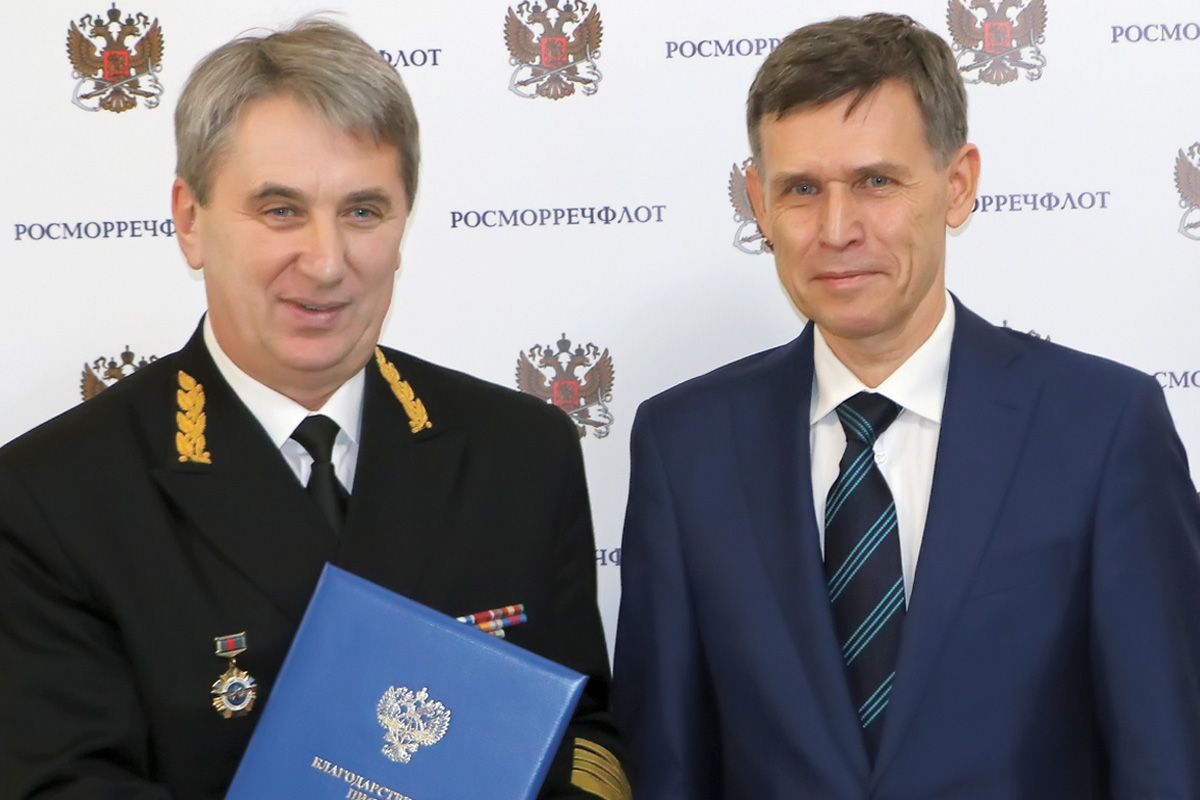 Ожередов михаил росморпорт фото Достойный ответ санкционным вызовам - Морские вести России