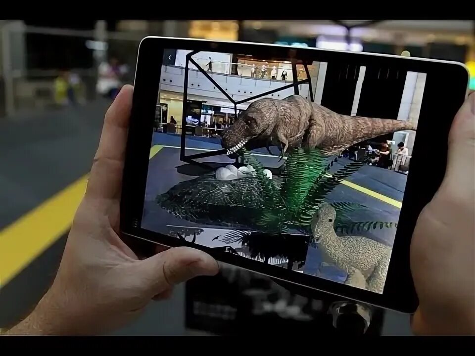 Оживающее фото что это такое T-Rex Revealed: Dino Exhibit in Augmented Reality by INDE x National Geographic 