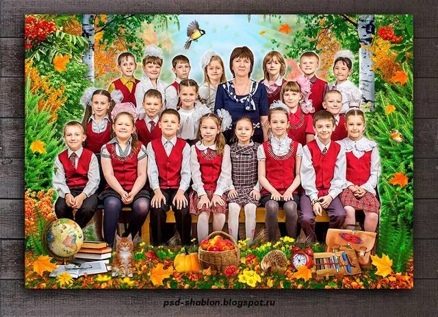 Оживающее фото класса пример рупповые коллажи для общего фото, общие виньетки для школы, групповые коллажи дл