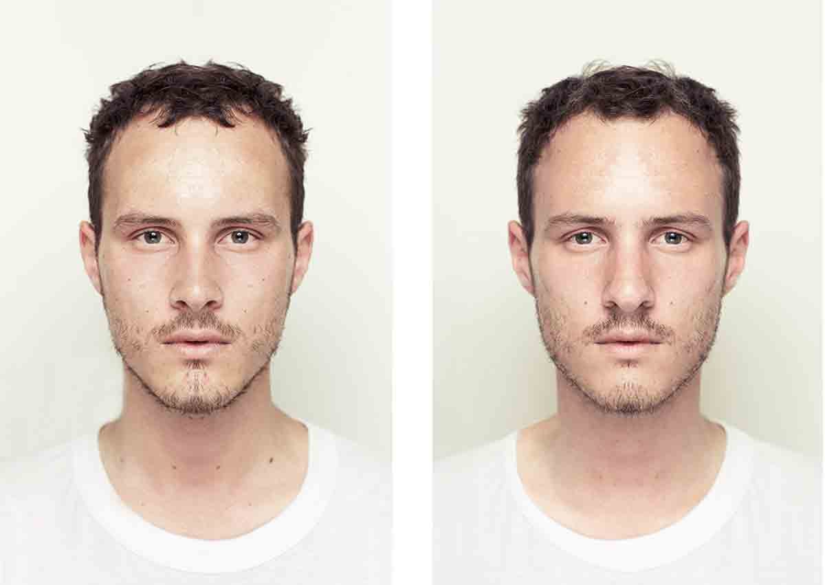 Оживить лицо на фото Alex John Beck's Photos of Symmetrical Faces - Business Insider