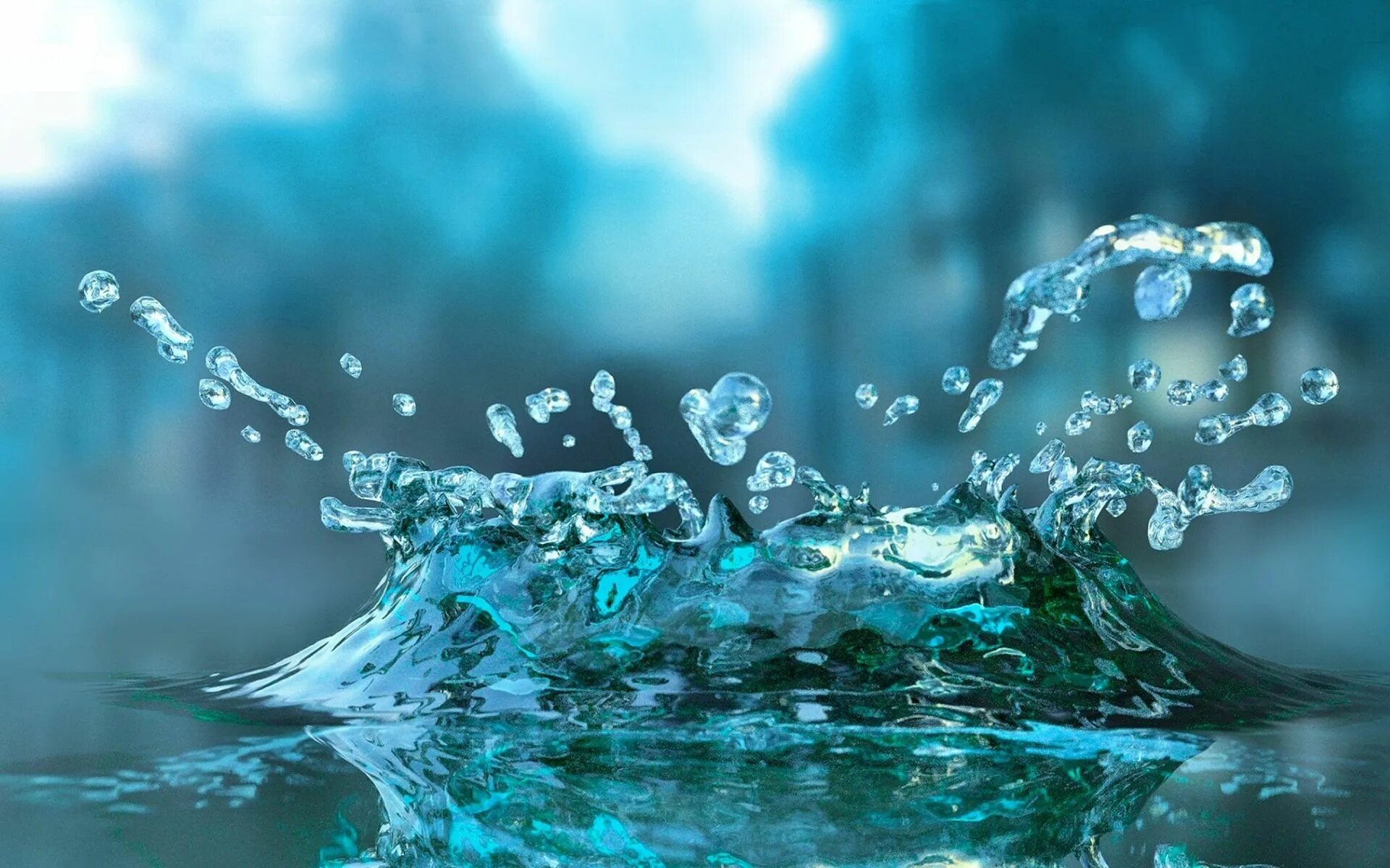Оживить воду на фото Photography Water Drop Splash Blue Water Drops Wallpaper Water art, Water photog