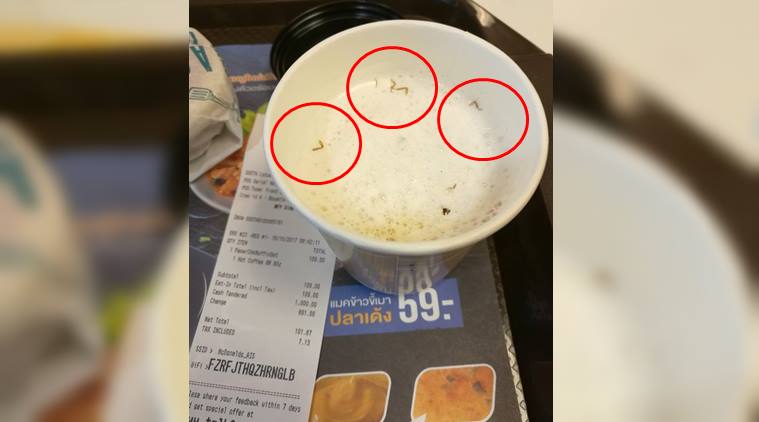 Ожог от кофе макдональдс стелла фото Yikes! Thai man finds cockroach legs in his McDonald’s coffee Trending News - Th
