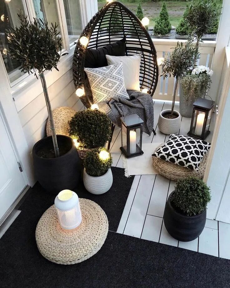 Озон декор для дома Patio Ideas Discover 15 Ways to Make Your Small Balcony Space Feel Like A Backya
