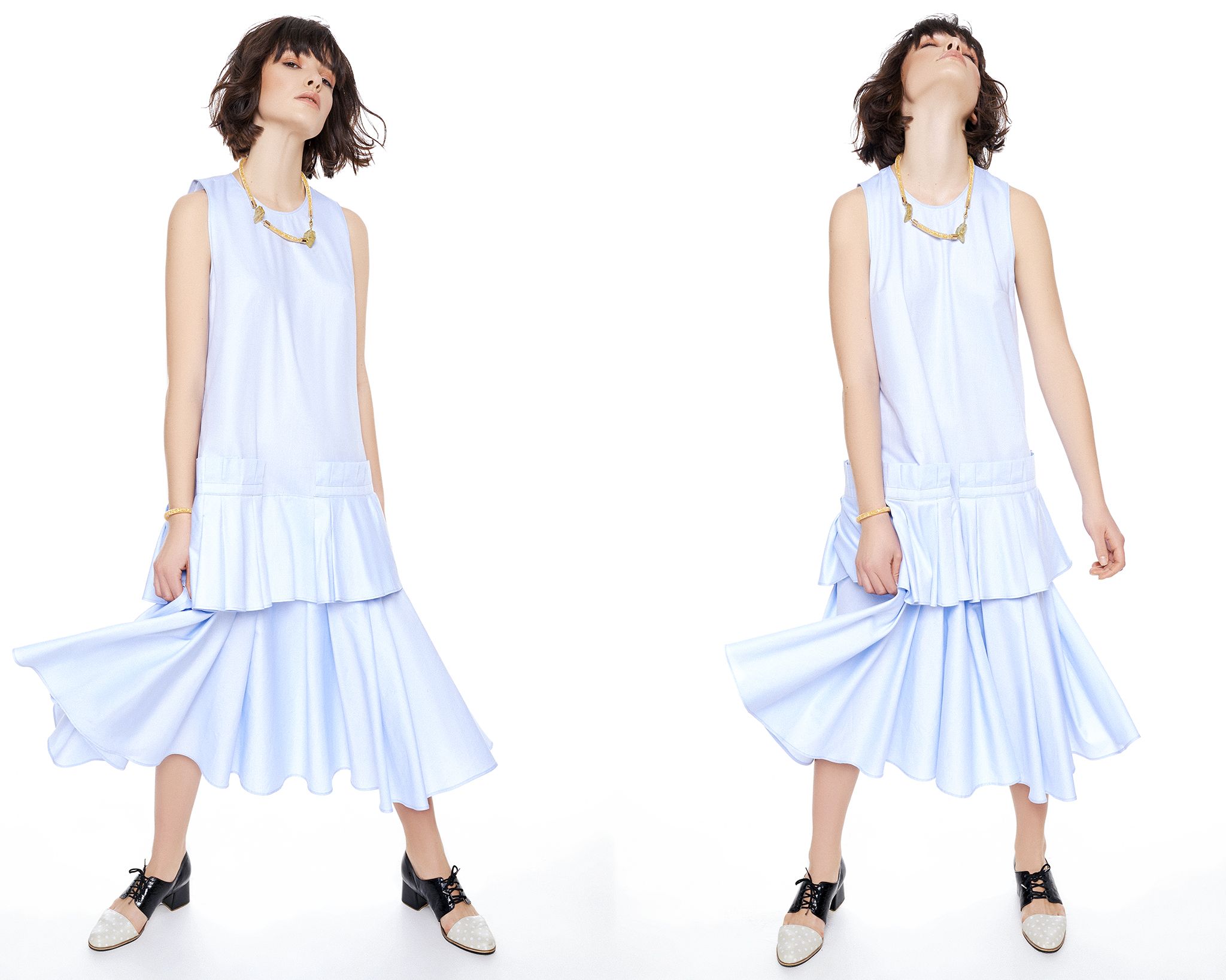 Озон фото платья Blue summer dress from LEORGOFMAN #Leorgofman #fashion #dress #style #styleguide