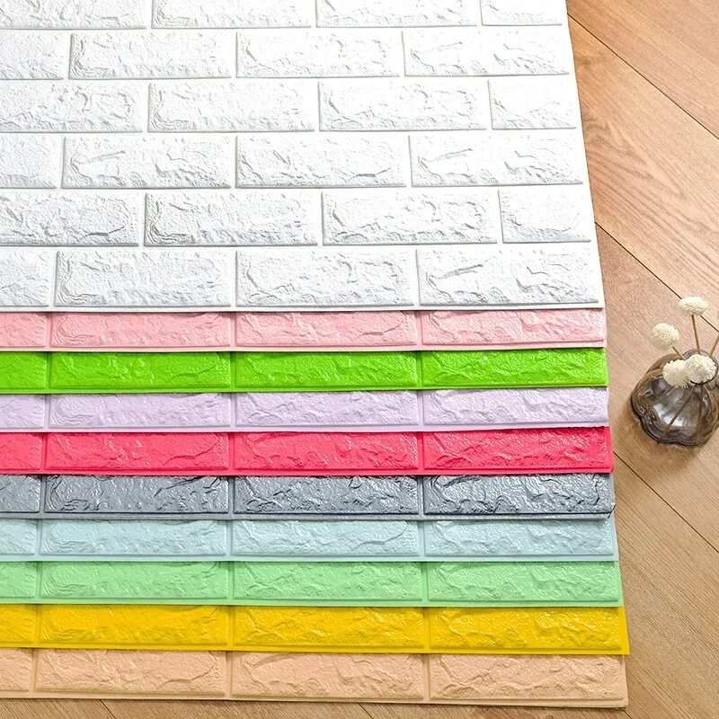 Озон самоклеющиеся панели фото PE Foam DIY себя липкой 3D стены стикеры кирпич Водонепроницаемый Обои номер дом