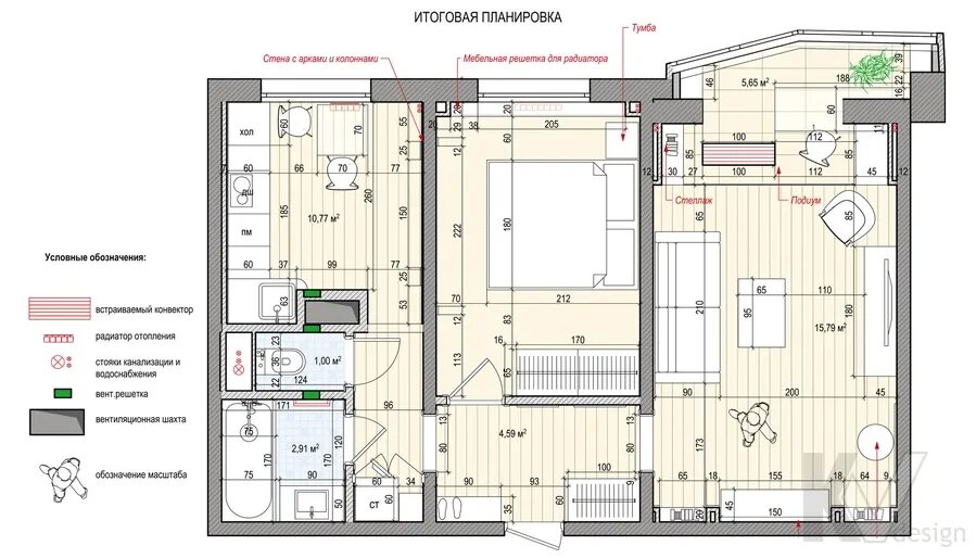 П 44 двухкомнатная квартира дизайн проект Планировка п 44 двухкомнатная: найдено 78 картинок