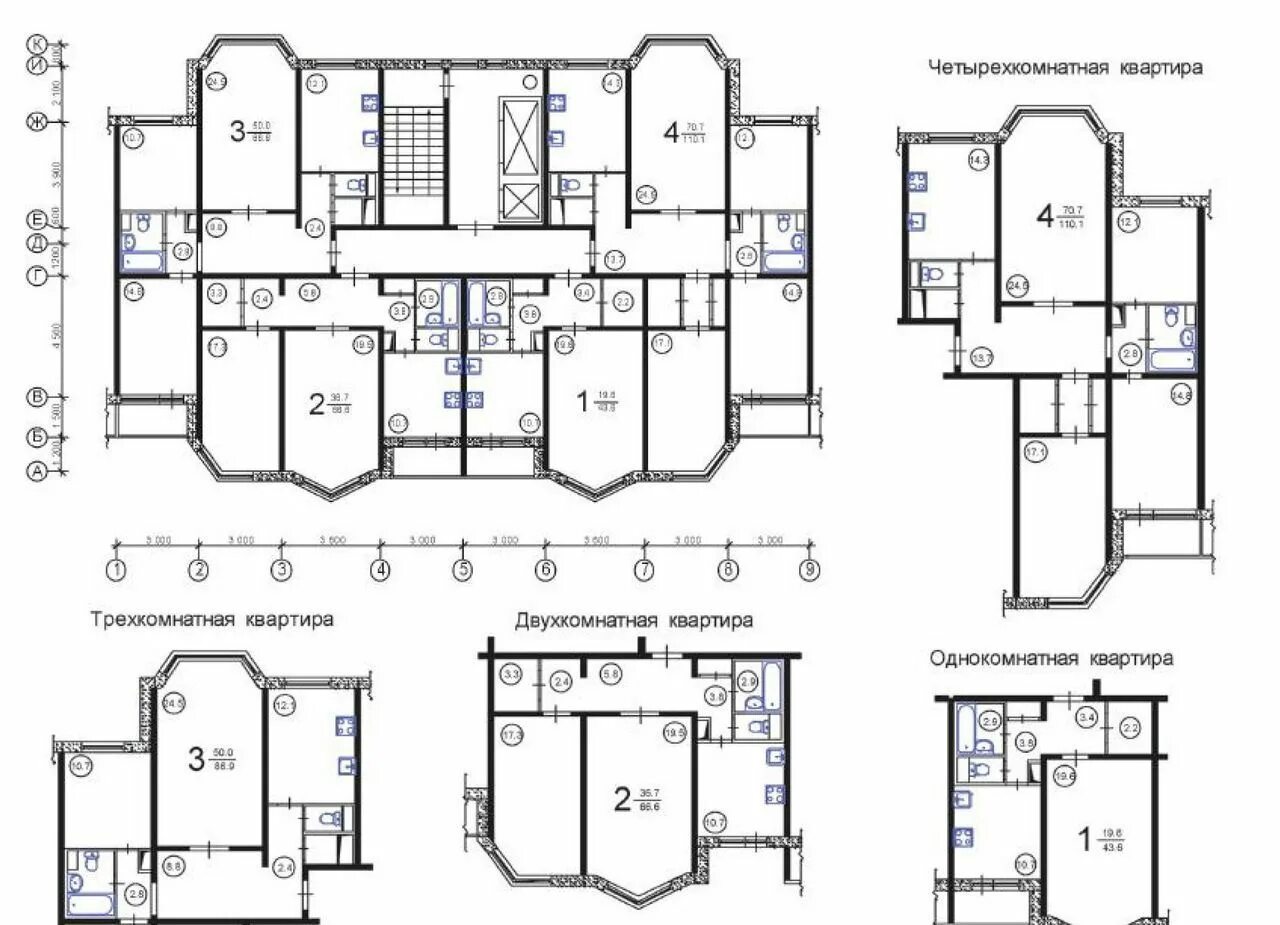 П 44 планировка этажа Продается четырехкомнатная квартира в Москве 110 кв.м., метро Митино, Барышиха, 