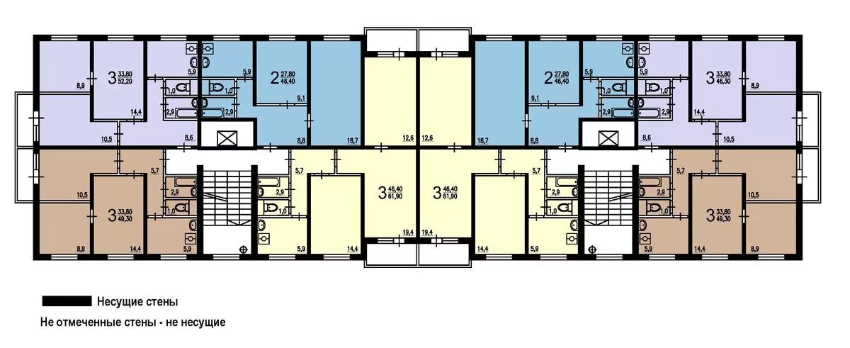 П 49 планировка квартир г. Москва, г. Зеленоград, корп. 403 - информация о доме, фото, характеристики и 