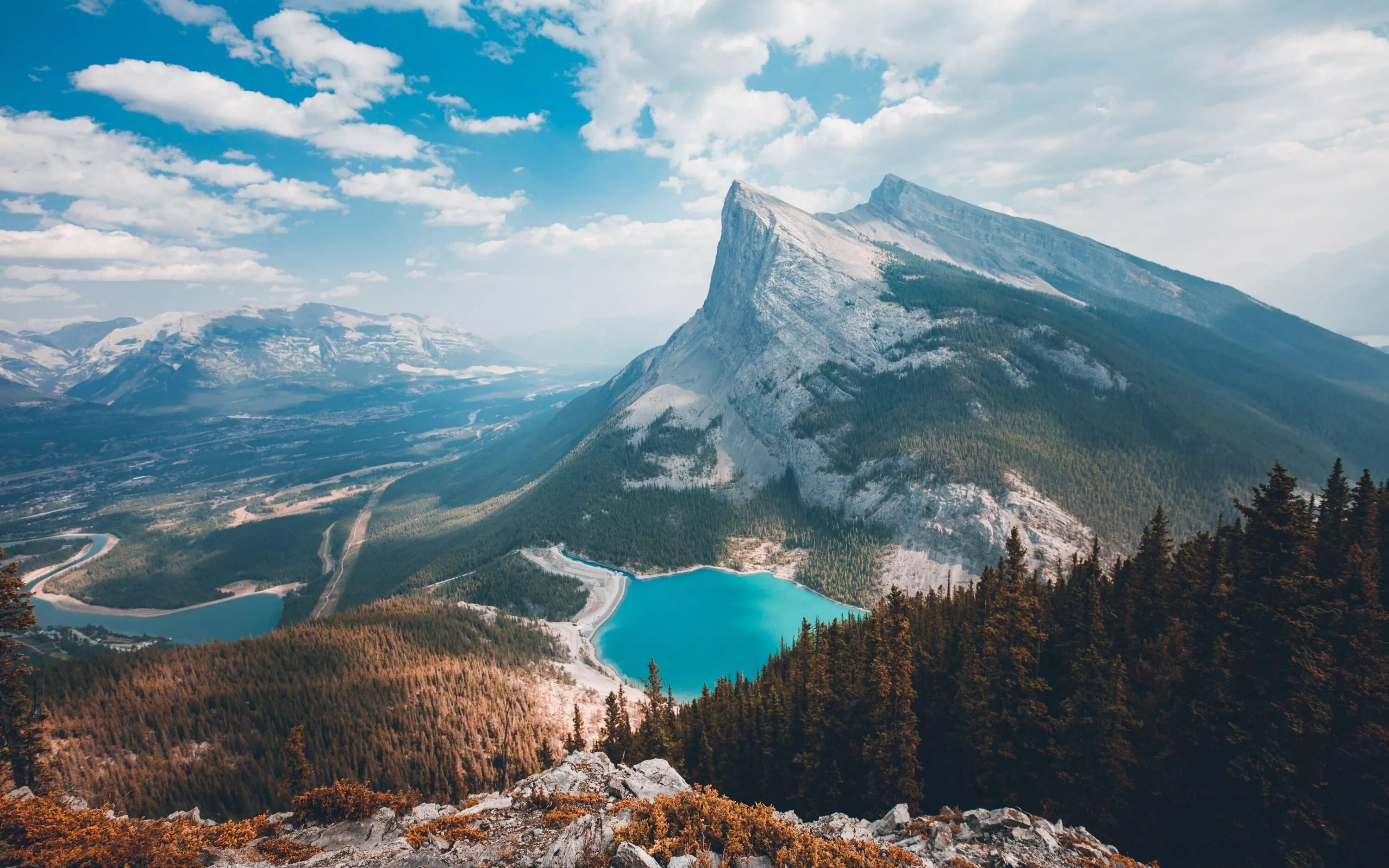 П горное фото Mount Rundle, East End of Rundle, EEOR, 4k, mountains, Canmore Alberta, Canadian