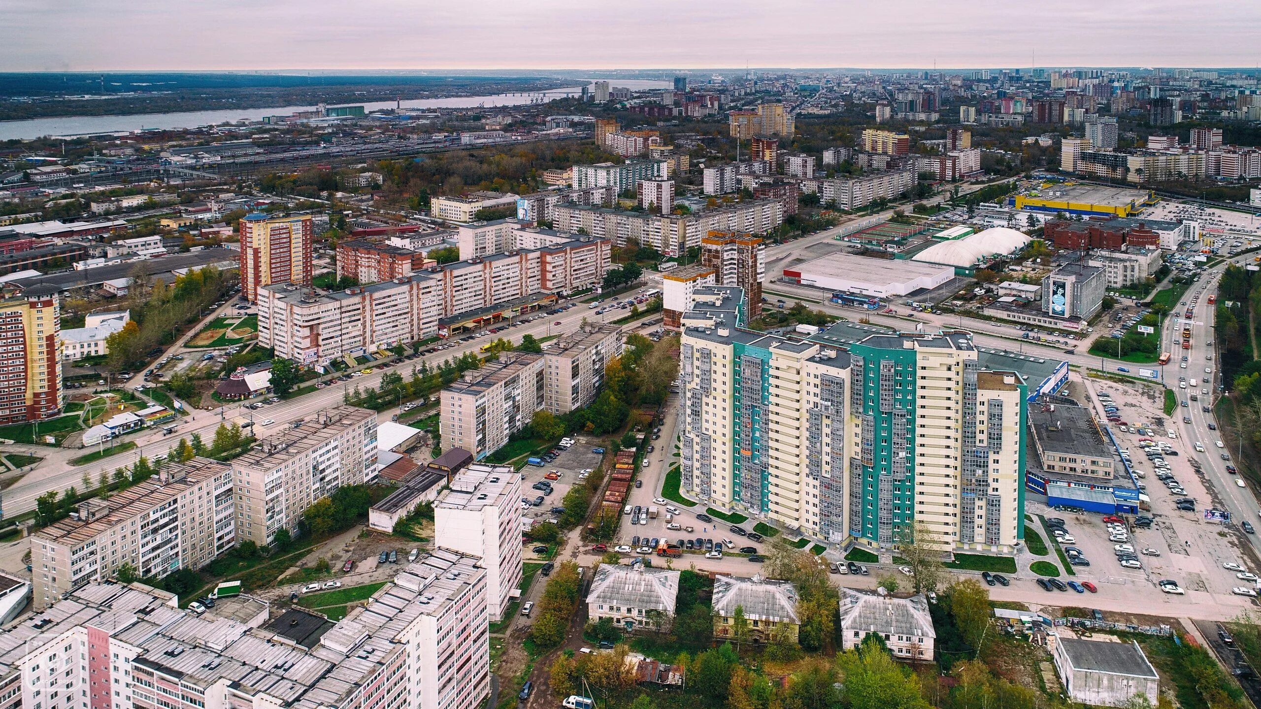 П и преображенский пермь микрорайон центр фото Пермь с высоты ✈