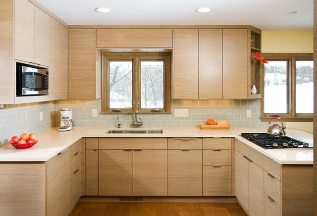 П кухня с окном посередине фото Kitchen modern kitchen Simple kitchen design, Contemporary kitchen cabinets, Kit