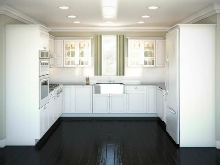 П образная кухня фото дизайн Best U Shaped Kitchen Design & Decoration Ideas Kitchen layout, Kitchen designs 