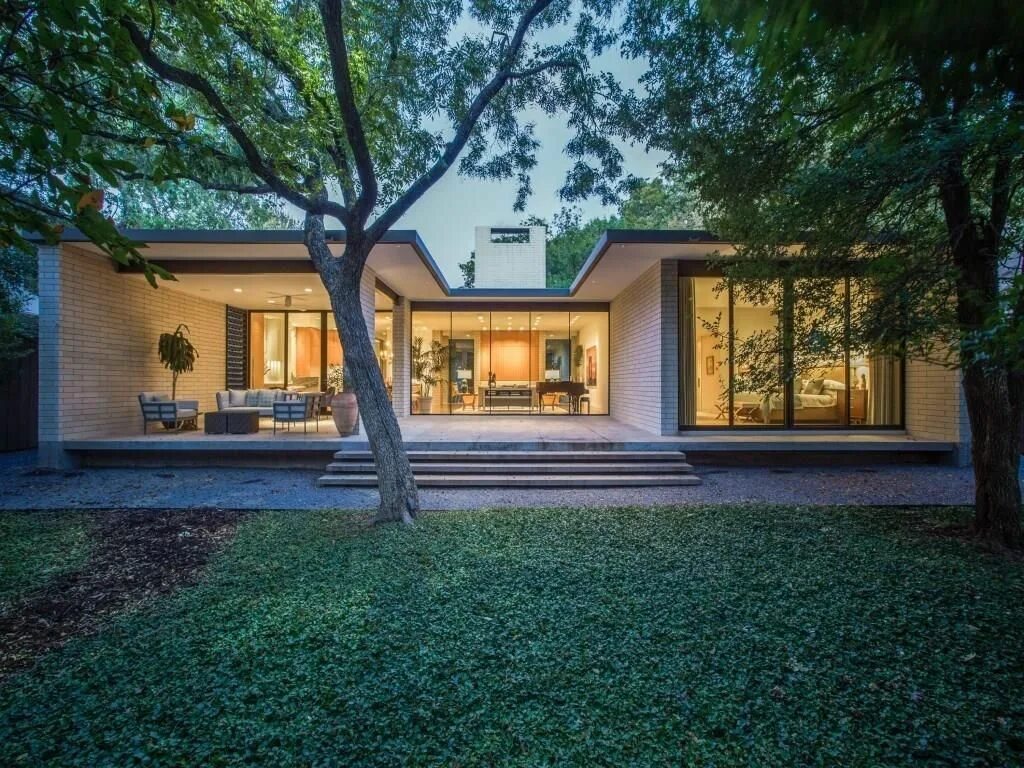 П образные дома проекты одноэтажных домов фото 4603 Bluffview Blvd, Dallas, TX 75209 Zillow Dallas real estate, Modern bungalow