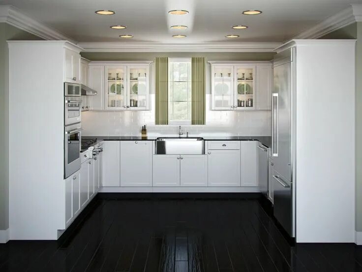 П образные кухни фото в современном стиле Small U-shaped Kitchen Plans Mutfak dekorasyonu, Modern, Mutfak