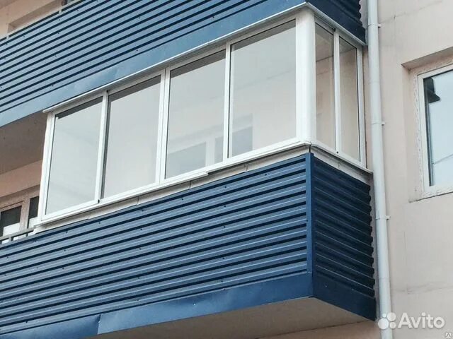 П образный балкон фото Остекление балкона купить в Горячем Ключе Товары для дома и дачи Авито