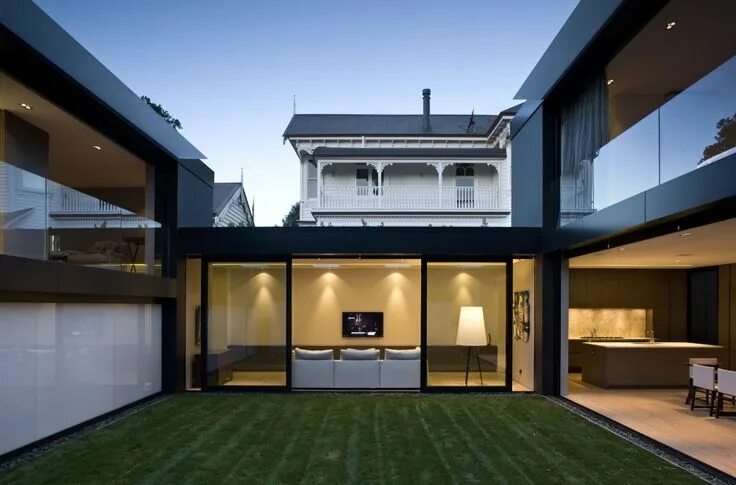 П образный частный дом фото Gallery of City House / Architex - 1 City house, Architecture house, House desig