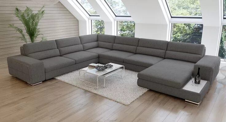 П образный диван в интерьере гостиной фото � � � � � � � � � � � � � � Living room sofa design, Corner sofa design, Modern 