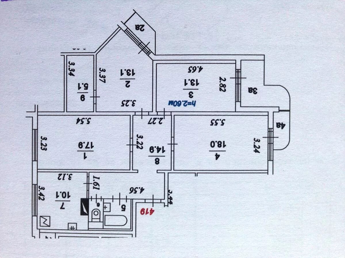 П3 планировка квартир Серия П-3М 53