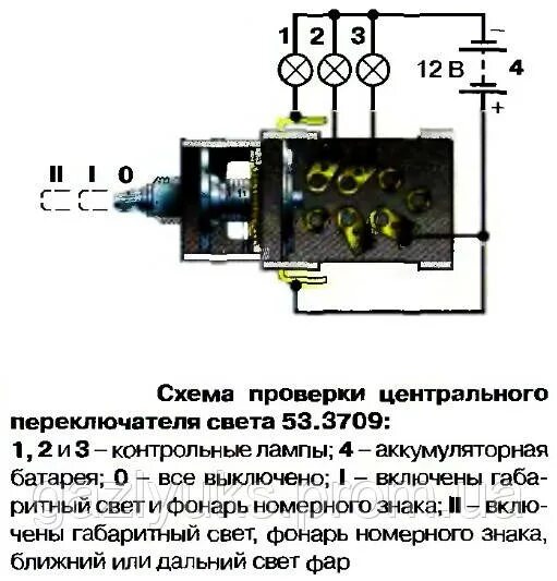 П312 01 переключатель схема подключения Подрулевой переключатель газ 53 - КарЛайн.ру