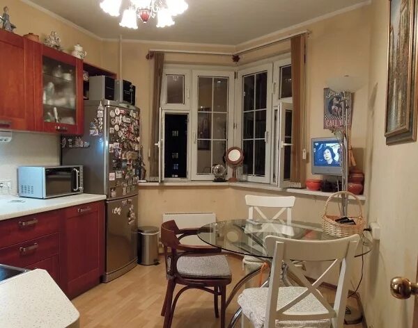 П44т планировки кухни с эркером П44т кухня с эркером фото - DelaDom.ru
