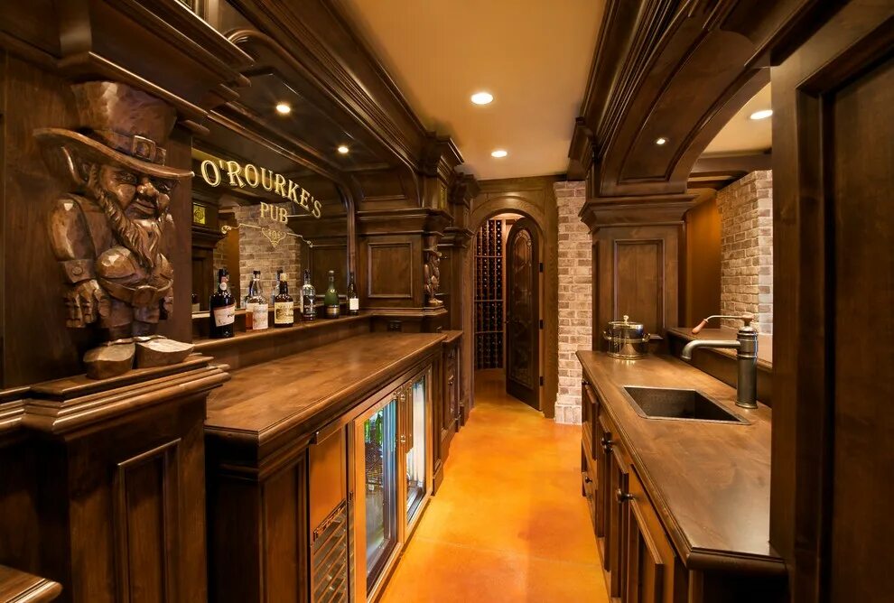 Паб стиль интерьера O'Rourkes Pub - Классический - Домашний бар - Миннеаполис - от эксперта Erik Wyc