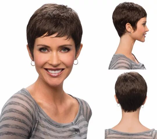 Парик короткая стрижка Medusa hair products: Afro boy cut Short pixie style Synthetic wig for women Col