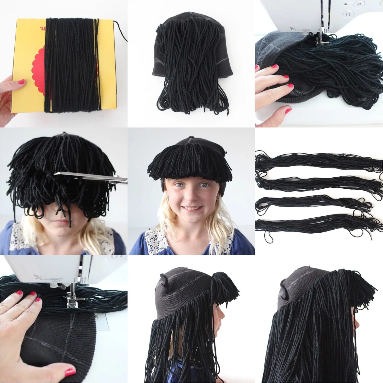 Парик своими руками в домашних условиях Yarn Wig Cosplay Cheap Sale xn--h1aahyg1df.xn--p1ai