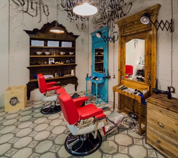 Парикмахерский стиль фото Black Beard Barbershop by B&V Studio, Moscow - Russia " Retail Design Blog #hair
