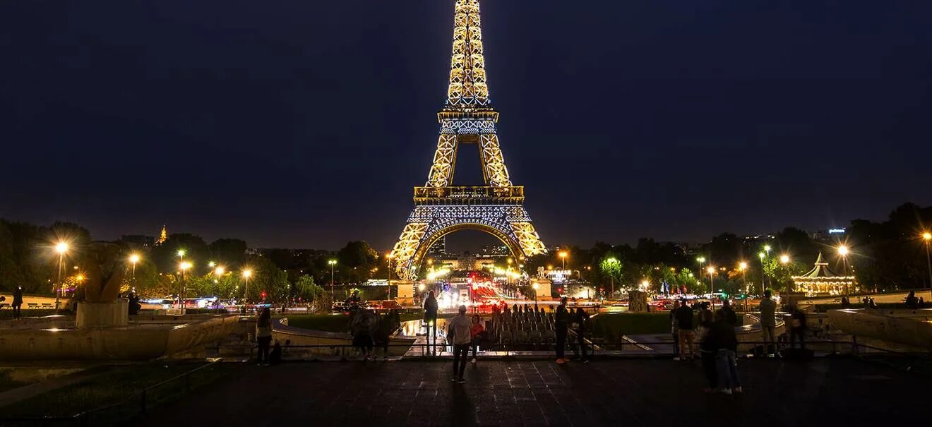Париж фото ночь 58 TOUR EIFFEL DINNER