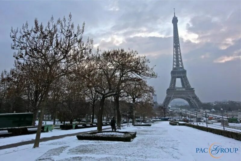 Париж зимой фото Зимняя прогулка по Парижу - экскурсионные туры с перелетом а/к Aigle Azur